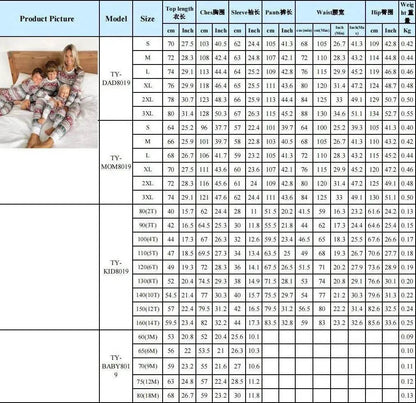 European And American Christmas Homewear Family Set Pajamas - www.Shopthatapp.com