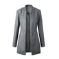 jacket blazer Women for Work white Fashion Formal female - www.Shopthatapp.com