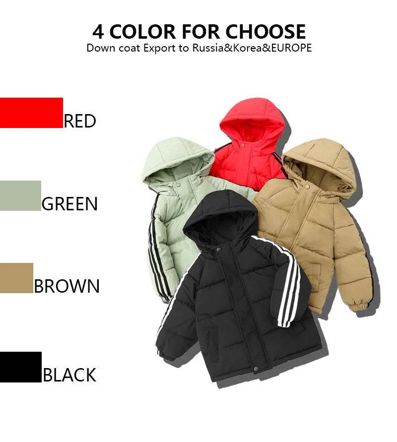 Children's Cotton Clothes Thickened Fall Winter Coat - www.Shopthatapp.com