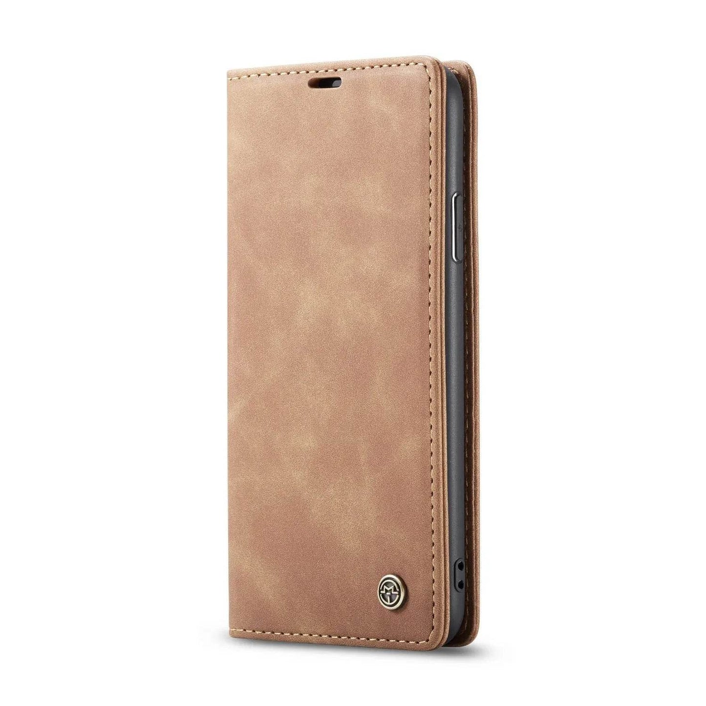 CASEME Vintage Leather Wallet  Holder Apple phone case - www.Shopthatapp.com