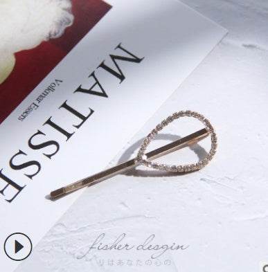 Rhinestone Bling hair clip women - www.Shopthatapp.com