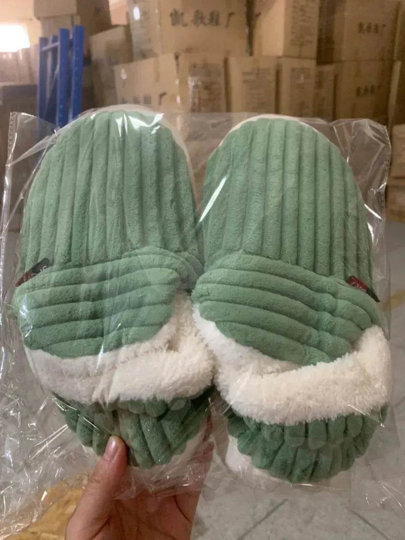 Winter Men's And Women's Same Style Cotton Slippers - www.Shopthatapp.com