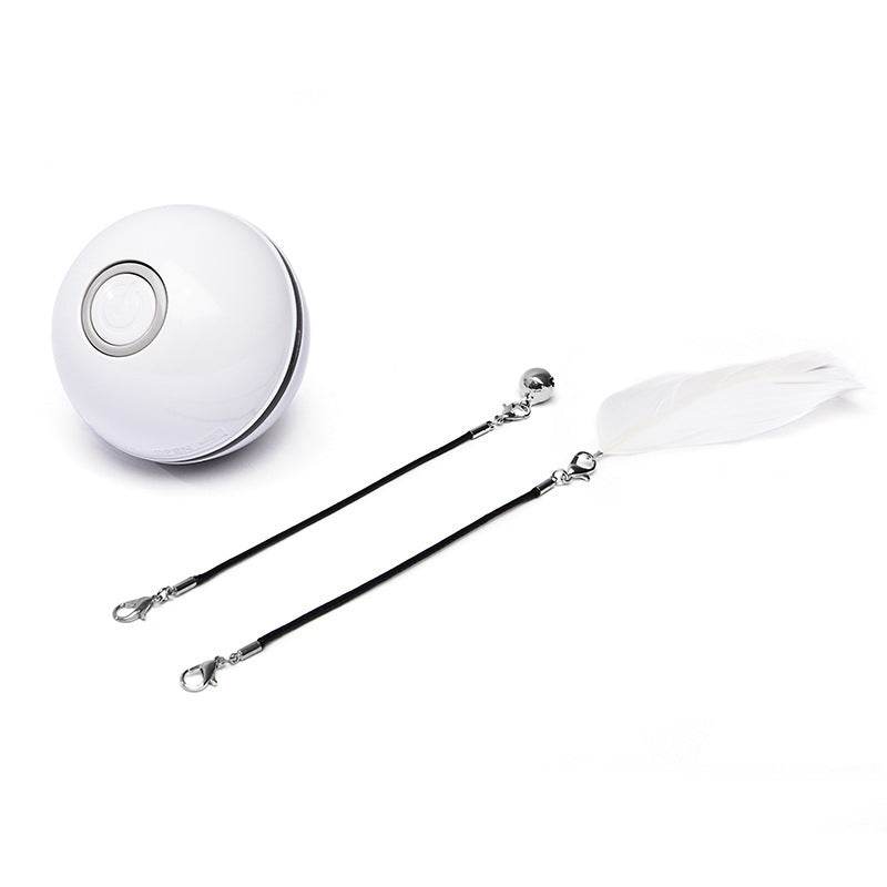 LED Laser Electronic Rolling Pet Funny Cat Toy Ball - www.Shopthatapp.com