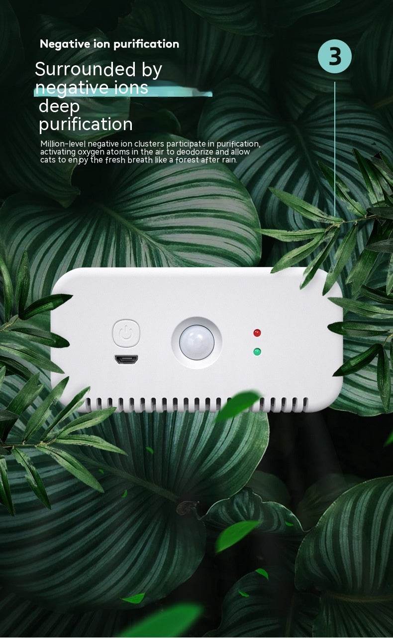 Smart Cat Litter Box Pet Deodorizer Pet Air Purifier - www.Shopthatapp.com