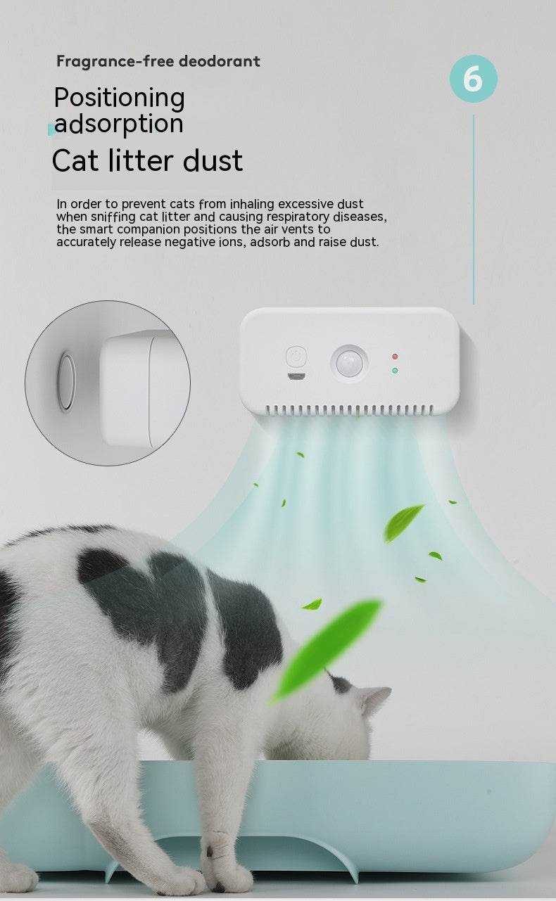Smart Cat Litter Box Pet Deodorizer Pet Air Purifier - www.Shopthatapp.com