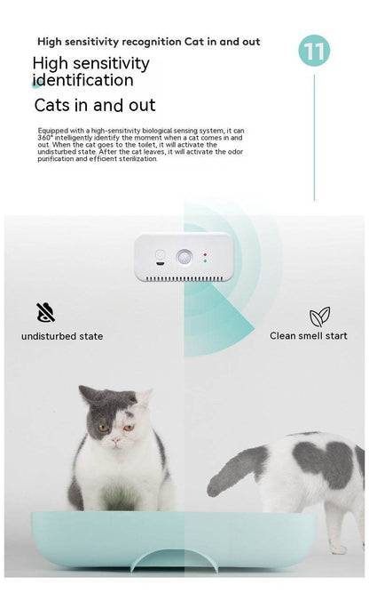 Smart Cat Litter Box Pet Deodorizer Pet Air Purifier