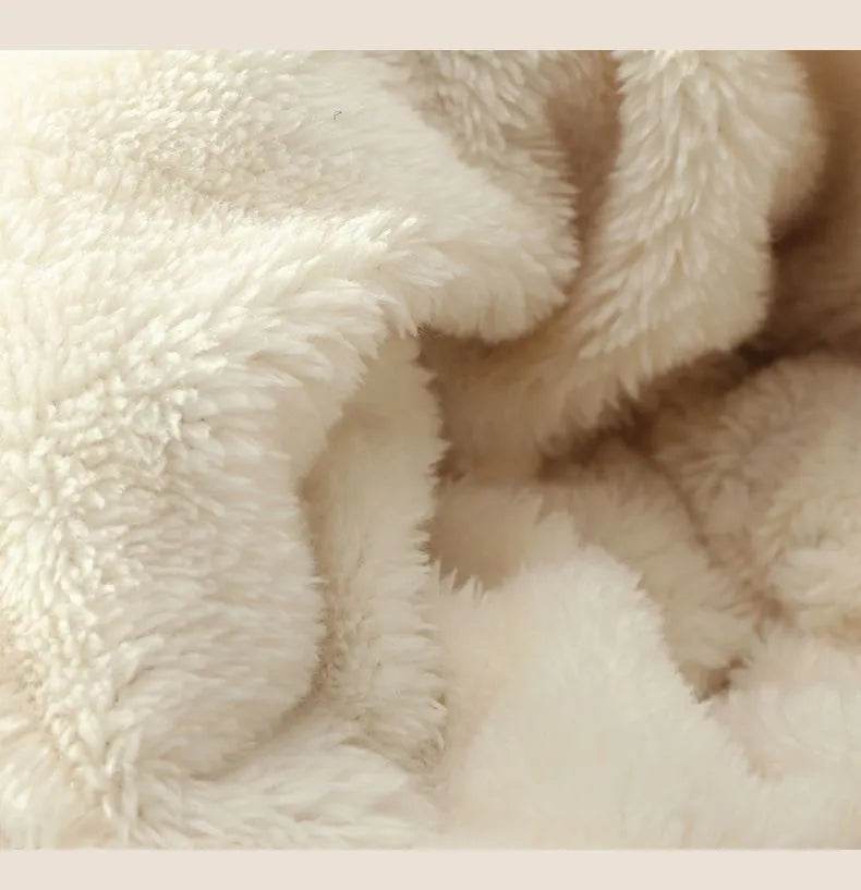 Women's Fleece-lined Scarf And Hat Winter Warm Knitted Hat Scarf - www.Shopthatapp.com