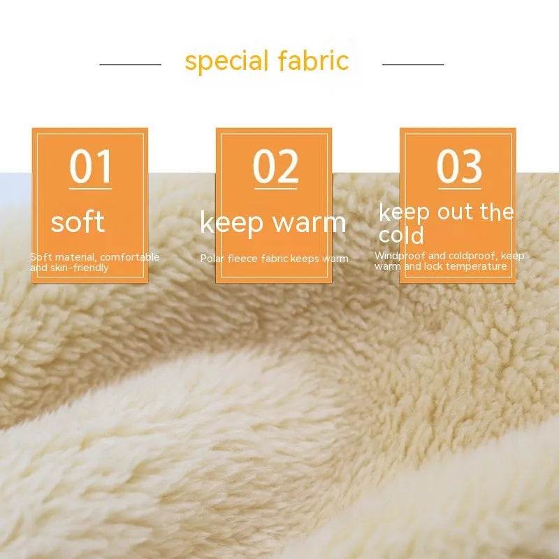 Winter Outdoors Cycling Sports Wind-proof Cap Cold Protection Thick fleece Hood Hat Balaclava - www.Shopthatapp.com