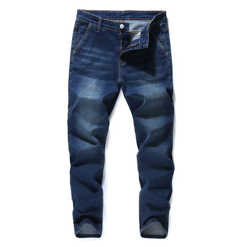 Men's denim jeans straight fitted pants - www.Shopthatapp.com