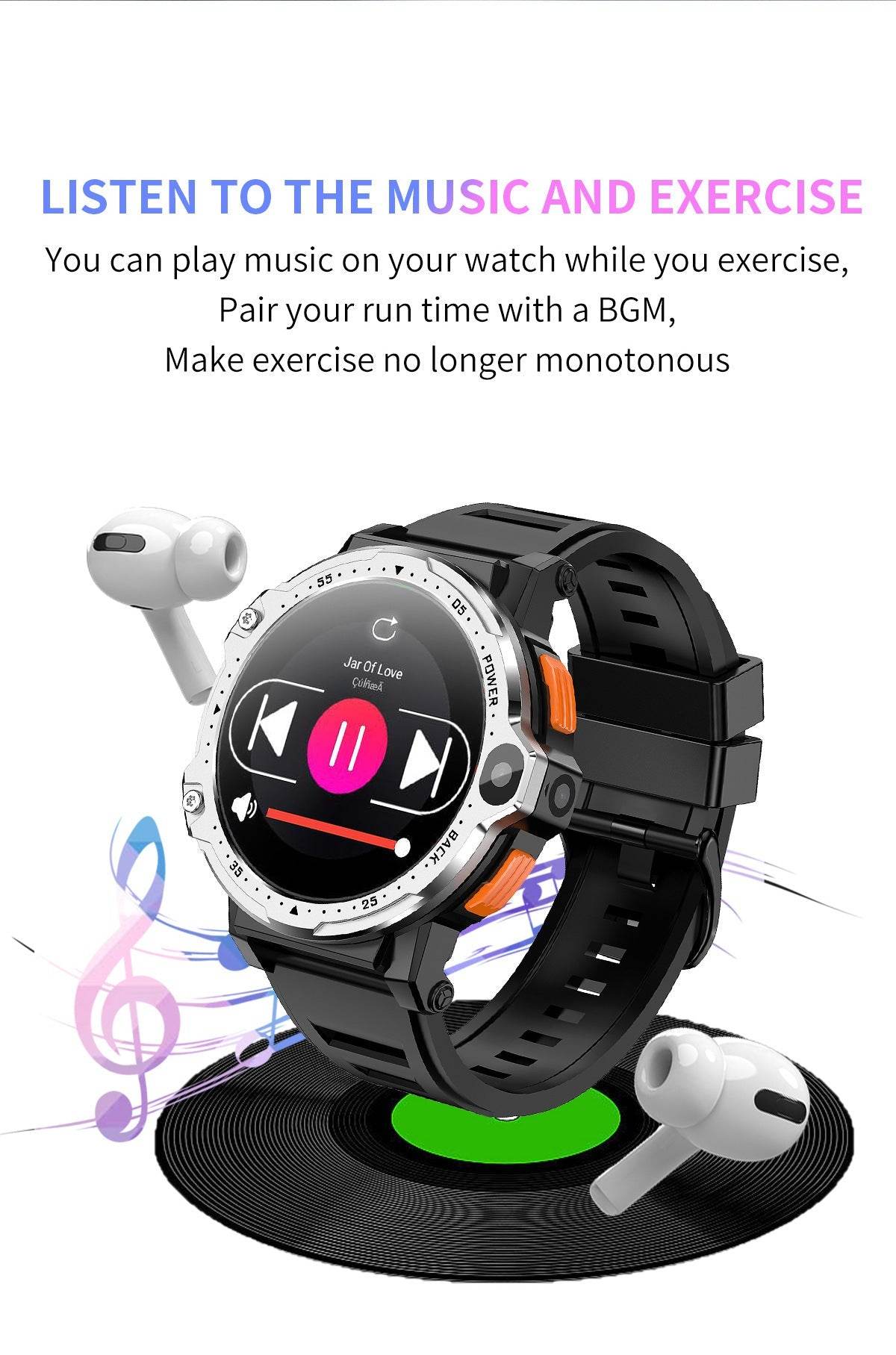 AP6 Smart Watch Dual Camera 4G Plug-in Card - www.Shopthatapp.com