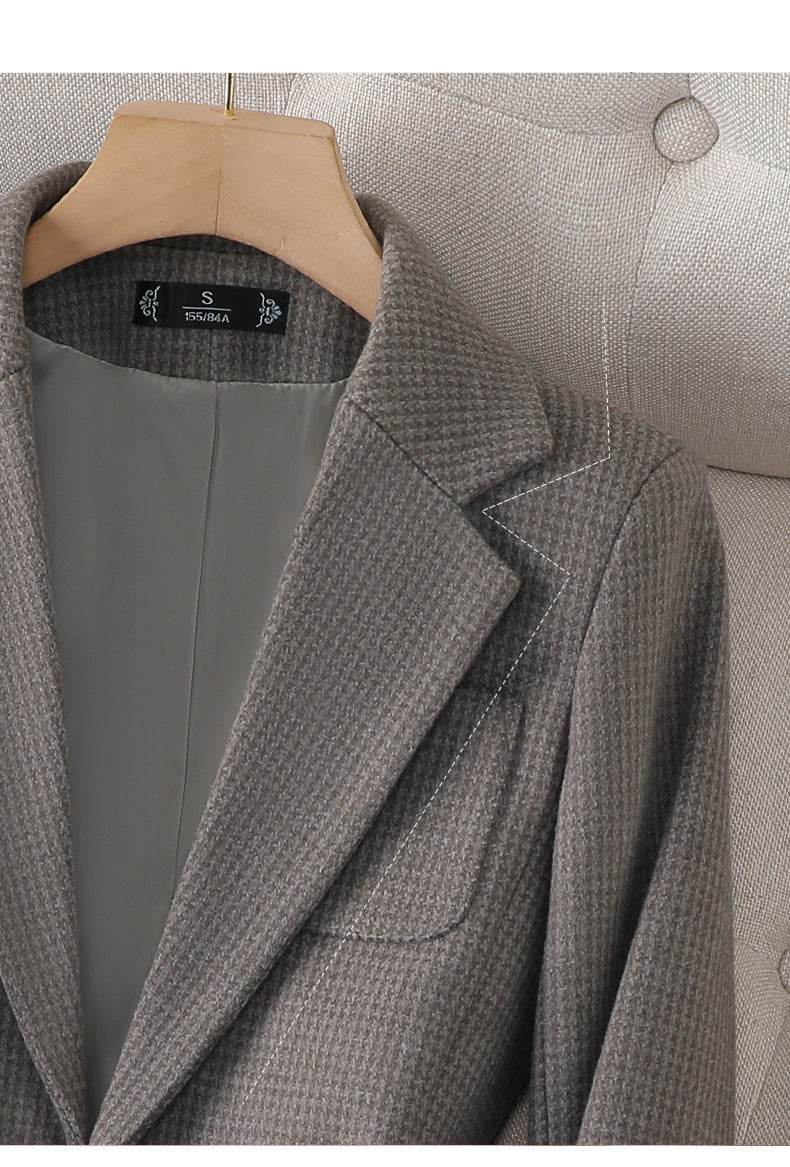 Professional office Business Tweed Blazer Women - www.Shopthatapp.com
