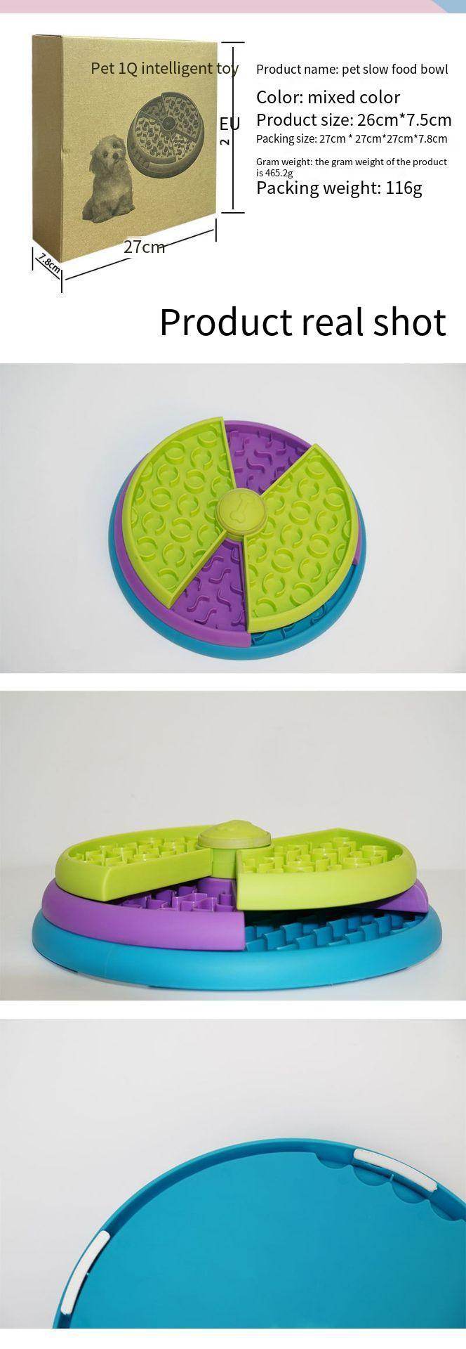 3 Layer Pet Dog Slow Feeder Bowl Anti Choking Puzzle feeder for Dog - www.Shopthatapp.com