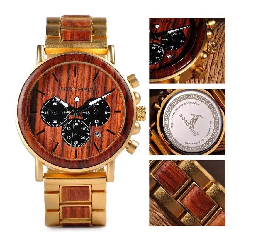 Luxury Wooden Watch - www.Shopthatapp.com