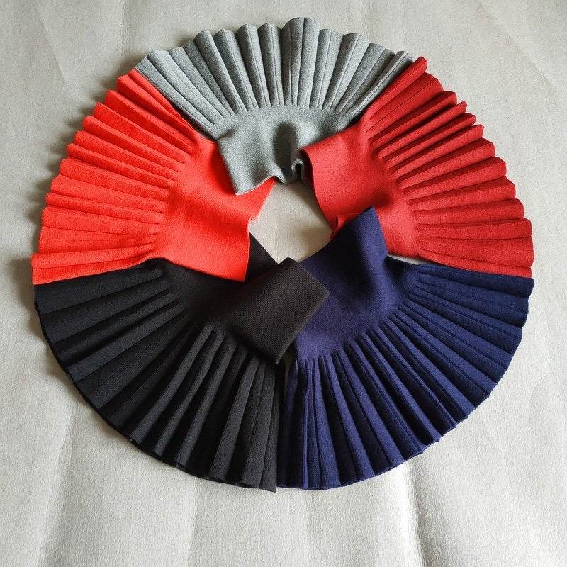 Girls Autumn Clothing Knitted Skirt High Waist Pleated Mini Skirt - www.Shopthatapp.com