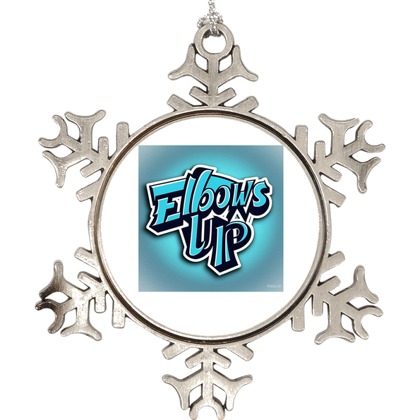 Elbows Up Holiday Ornament