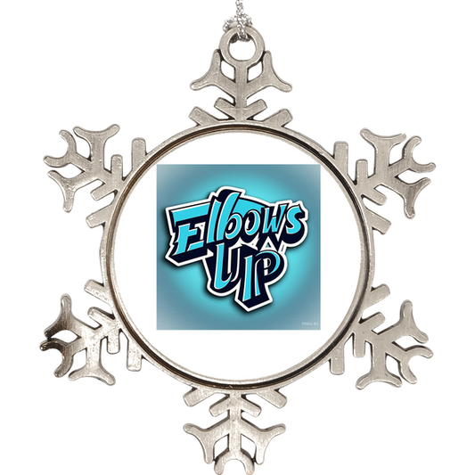 Elbows Up Holiday Ornament