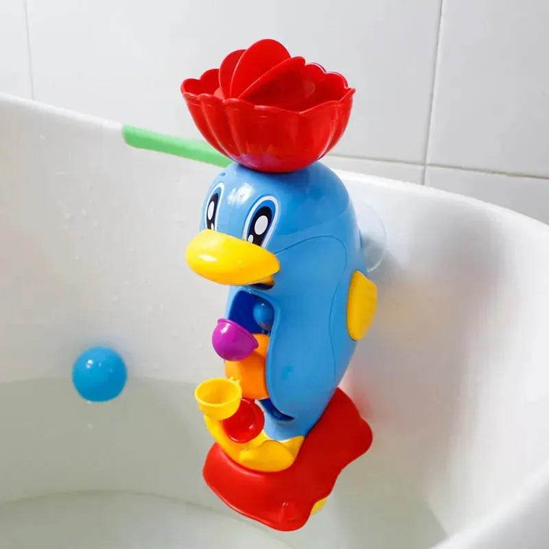 Bath toy duck waterwheel - www.Shopthatapp.com