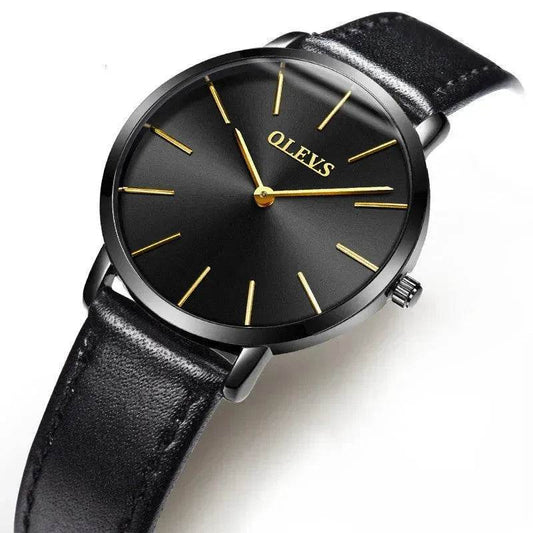 Ultra-thin quartz watch - www.Shopthatapp.com