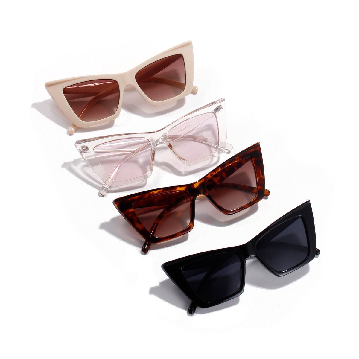 Triangle cat's eye glasses - www.Shopthatapp.com