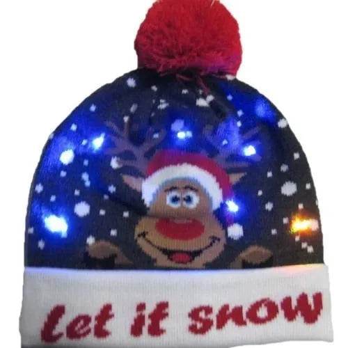 LED Light Christmas  Beanies - www.Shopthatapp.com