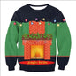 UGLY CHRISTMAS SWEATER Vacation Santa Elf Funny Womens Men Sweaters Tops Autumn Winter Clothing - www.Shopthatapp.com