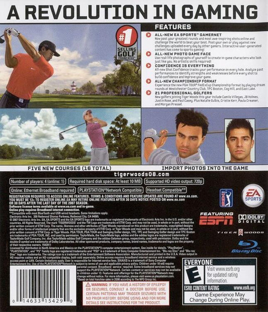 Tiger Woods PGA Tour 08 (usagé) - www.Shopthatapp.com