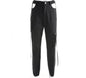 Women Black High Waist Pencil Pants Pockets Patckwork Hollow Out Pants Fashion Women Streetwear Cargo Pants Women Pants - www.Shopthatapp.com