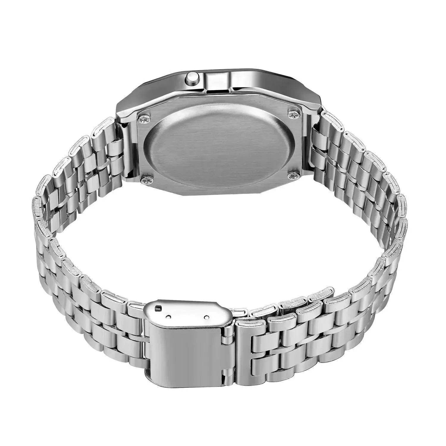 WR F91W Stainless Steel chain Electronic Watch - www.Shopthatapp.com