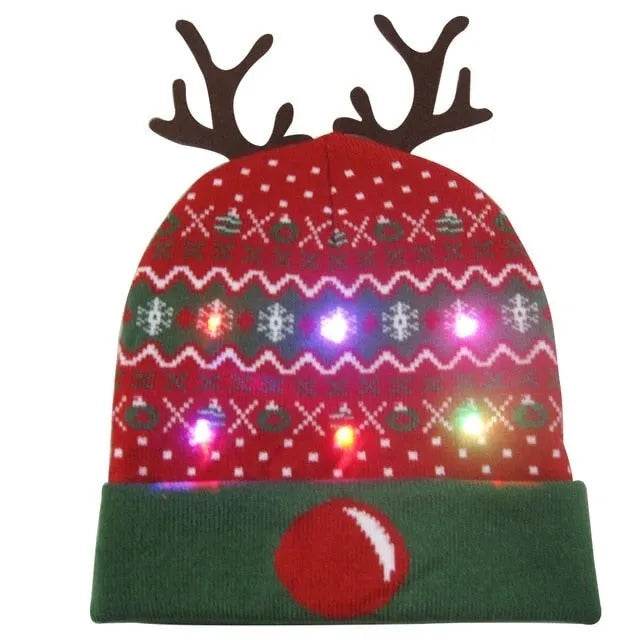 LED Light Christmas  Beanies - www.Shopthatapp.com