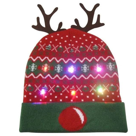LED Light Christmas  Beanies - www.Shopthatapp.com
