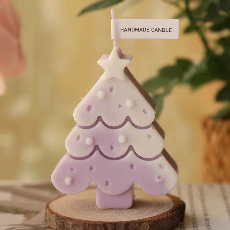 Christmas Tree Silicone Molds For DIY Christmas Creative Atmosphere Decoration Handmade Fragrant Candles - www.Shopthatapp.com