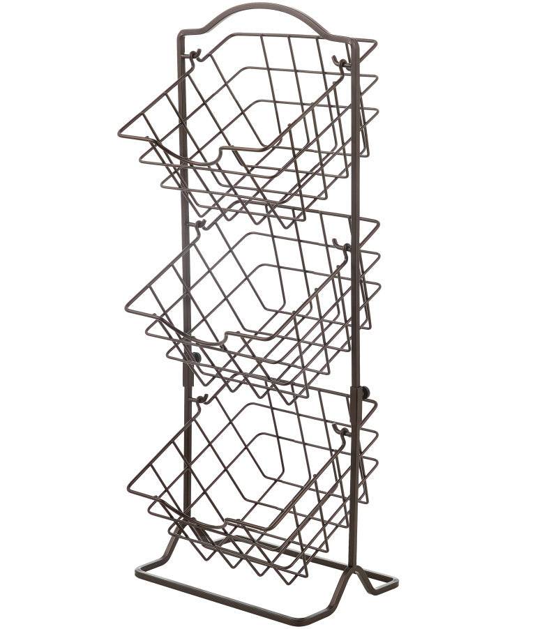 Simple Multi-layer Iron Shelf  Iron Can Be Shaken Storage Shelf Kitchen Organizer - www.Shopthatapp.com