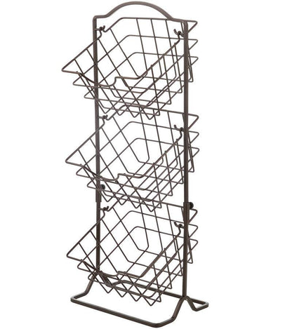 Simple Multi-layer Iron Shelf  Iron Can Be Shaken Storage Shelf Kitchen Organizer - www.Shopthatapp.com