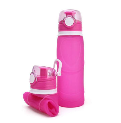 Foldable silicone Travel Hydrating water bottle