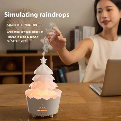 2024 New Design Essential Oil Aroma Diffuser Household Mute Small Remote Control Humidifier Suitable For Home Christmas Gift - www.Shopthatapp.com