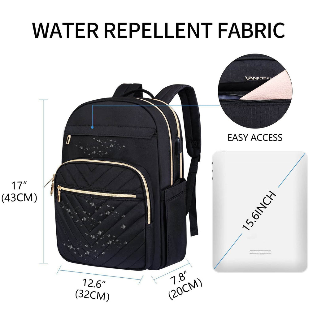 Plain Large Capacity College and High School Backpack - www.Shopthatapp.com