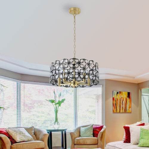 Modern Crystal Chandelier, Suitable For Living Room Round Crystal Lamp Luxury Home Decoration Lamps - www.Shopthatapp.com