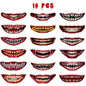 18 Pieces Of Scary And Realistic Design Halloween Temporary Tattoo Stickers - www.Shopthatapp.com