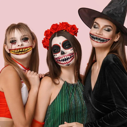 18 Pieces Of Scary And Realistic Design Halloween Temporary Tattoo Stickers - www.Shopthatapp.com #