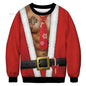 Ugly Christmas Sweater Santa Elf Couple Sweatshirt - www.Shopthatapp.com
