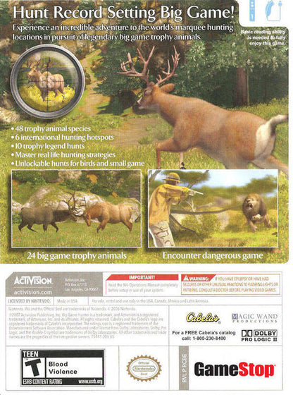 Cabela's Big Game Hunter (usagé) - www.Shopthatapp.com