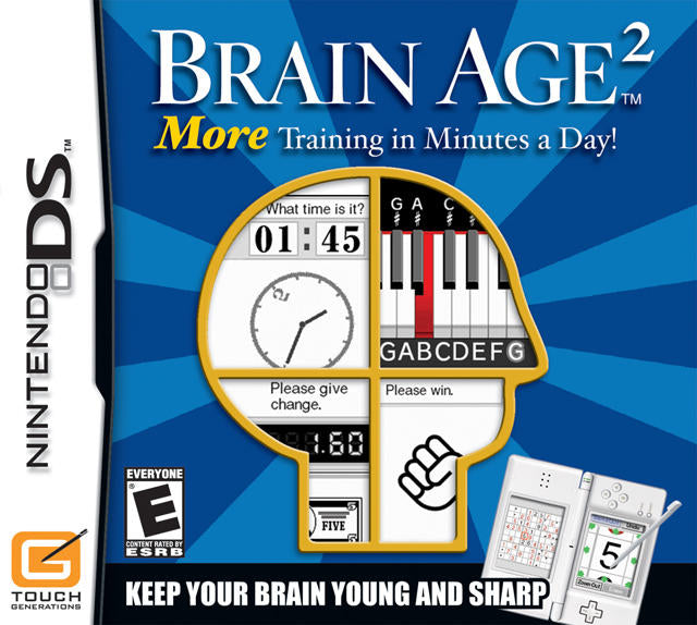 Brain Age 2:  More Training in Minutes a Day (usagé) - www.Shopthatapp.com