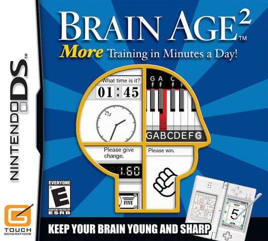 Brain Age 2:  More Training in Minutes a Day (usagé) - www.Shopthatapp.com