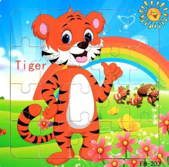Wooden jigsaw puzzle toy - www.Shopthatapp.com