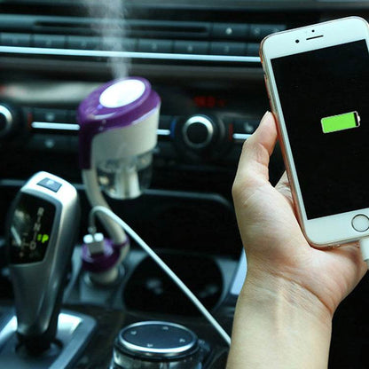 USB Aromatherapy Car diffuser with phone Charging Port - www.Shopthatapp.com