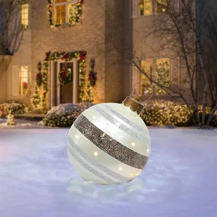 Christmas Ornament Holly Ball Outdoor Tree Decoration Christmas Balls for Yards - www.Shopthatapp.com
