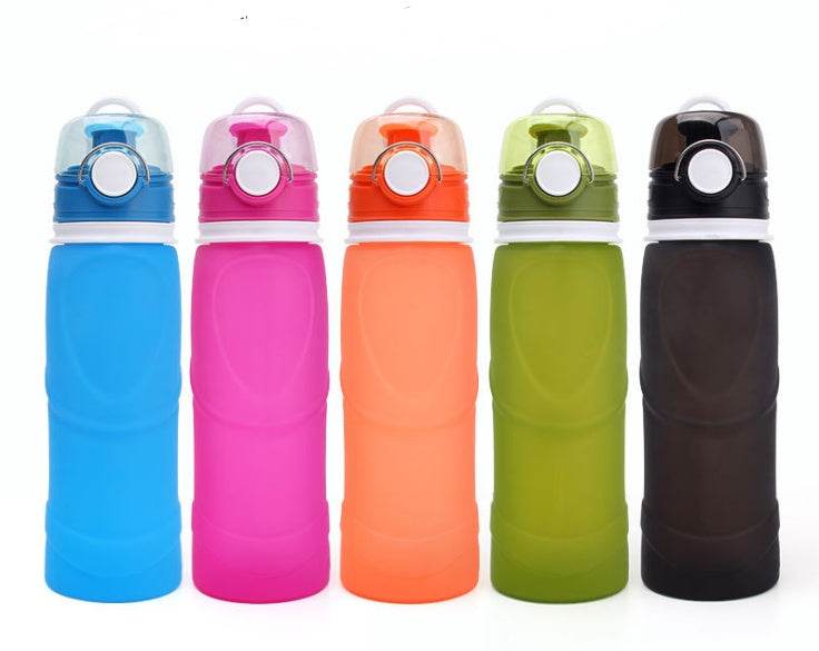 Foldable silicone Travel Hydrating water bottle - www.Shopthatapp.com