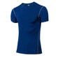 Solid color quick-drying bottoming short sleeve fitness t-shirt top - www.Shopthatapp.com