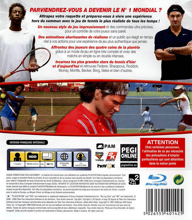 Top Spin 3 (usagé) - www.Shopthatapp.com