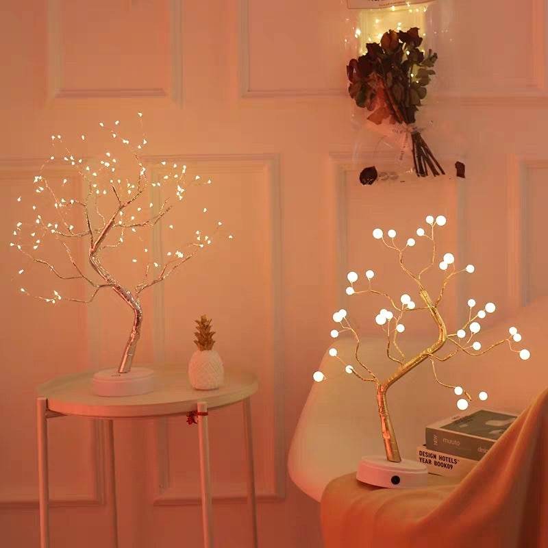 Led Copper Wire Light Bedroom Desk Table Light - www.Shopthatapp.com